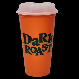 Starbucks Halloween Dark Roast 16oz Reusable Cup Glow in the‎ Dark Lid 2020 New